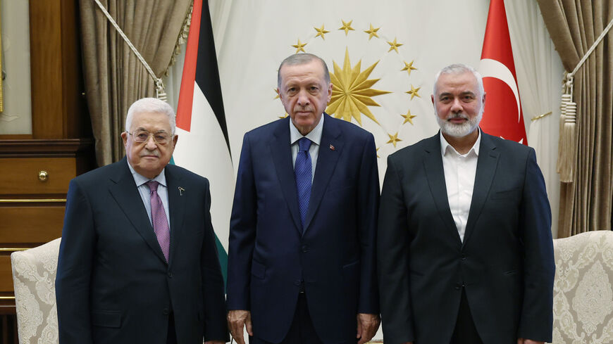 Abbas, Erdogan, Haniyeh