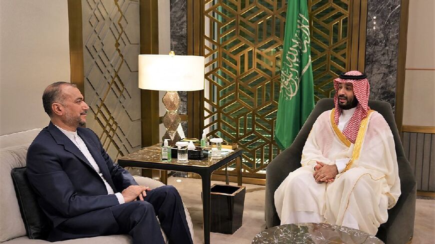 Iran's Foreign Minister Hossein Amir-Abdollahian meets Saudi Crown Prince Mohammed bin Salman