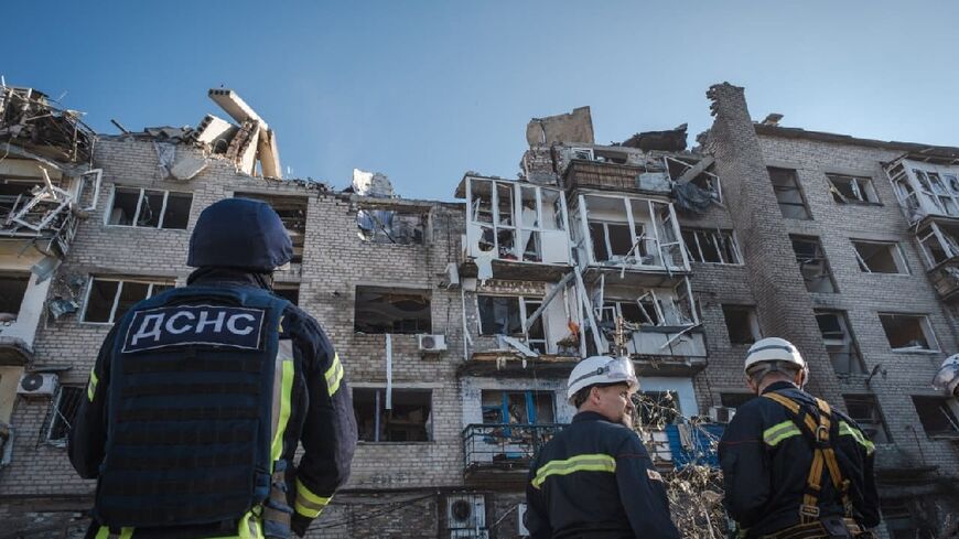 Missiles damaged flats, a hotel, eateries, shops and administrative buildings in Pokrovsk, eastern Ukraine