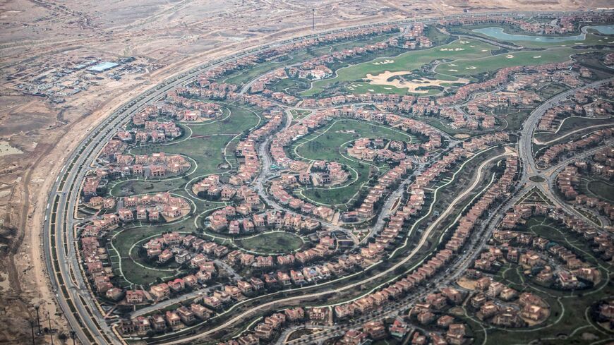 This picture taken on March 13, 2020 shows an aerial view of low-rise luxury housing in the residential suburb of Madinaty, some 40 kilometres east of the centre of Egypt's capital Cairo. (Photo by Khaled DESOUKI / AFP) (Photo by KHALED DESOUKI/AFP via Getty Images)