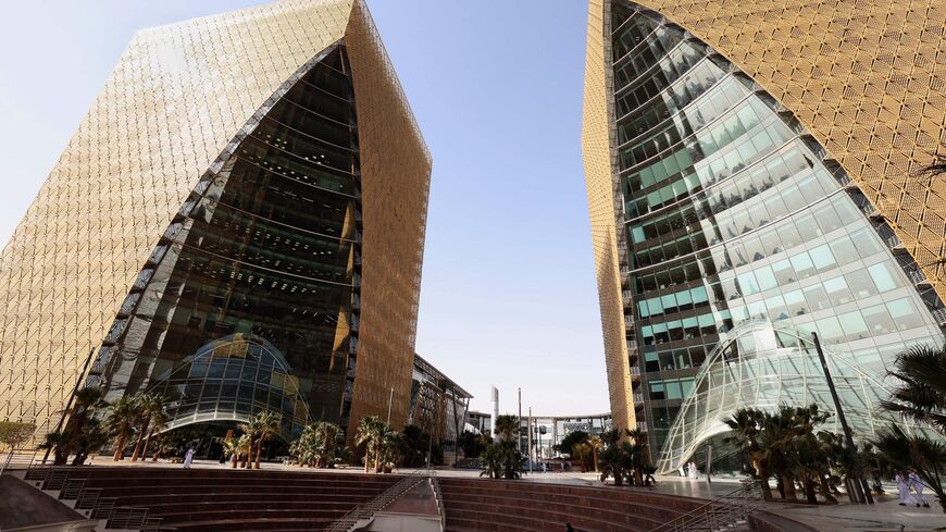 A general view shows office buildings at al-Raidah Digital City of the Saudi capital Riaydh on February 28, 2022. 