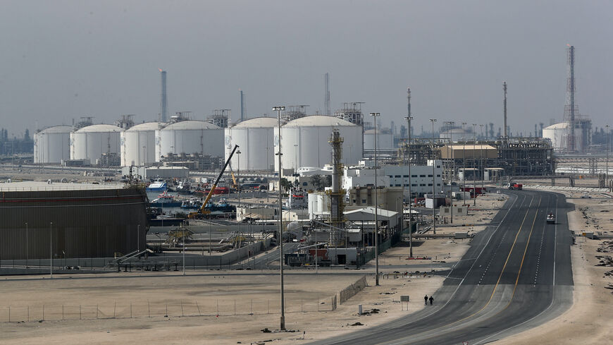 A picture shows the Ras Laffan Industrial City, Qatar's principal site for production of liquefied natural gas and gas-to-liquid, administrated by Qatar Petroleum, some 80 kilometers (50 miles) north of the capital Doha, on February 6, 2017. - The head of energy giant Qatar Petroleum has shrugged off fears that any potential protectionist policies pursued by US President Donald Trump would impact on global oil and gas markets. Saad Al-Kaabi -- who heads state-owned QP, the largest exporter of Liquid Natural