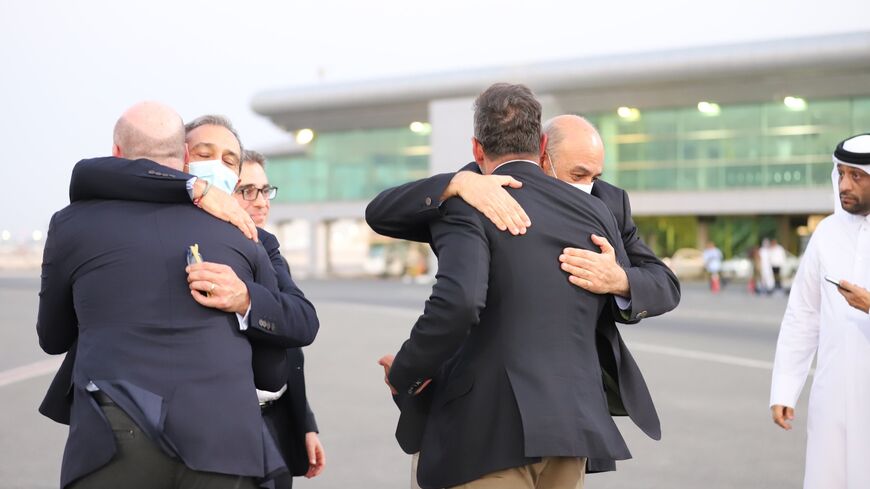 Released American citizens landed in Qatar today.