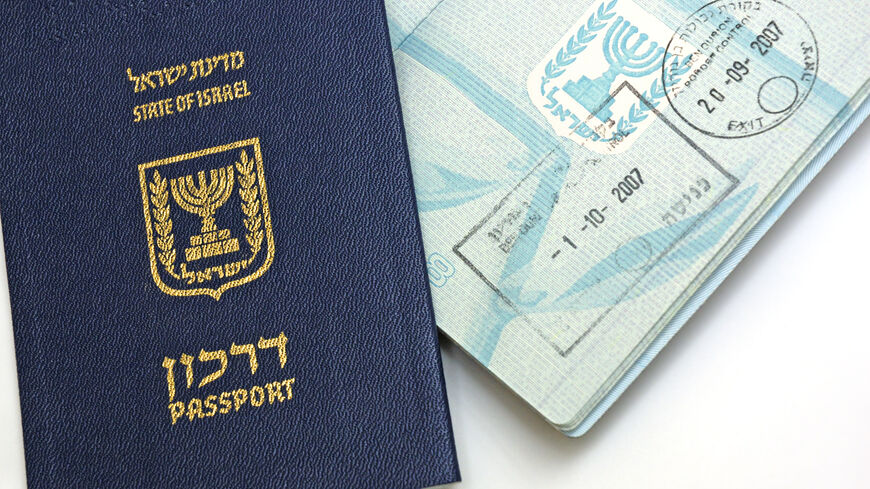 Passport of Israel citizen - stock photo