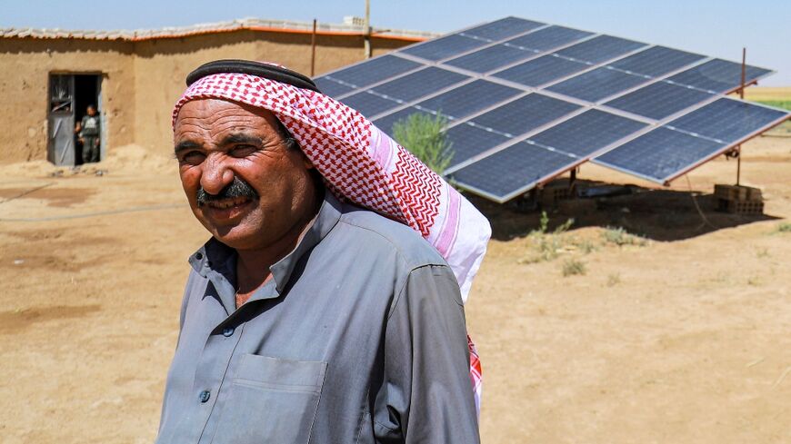Solar panels are helping Syrian farmers irrigate their crops despite electricity shortages and drought