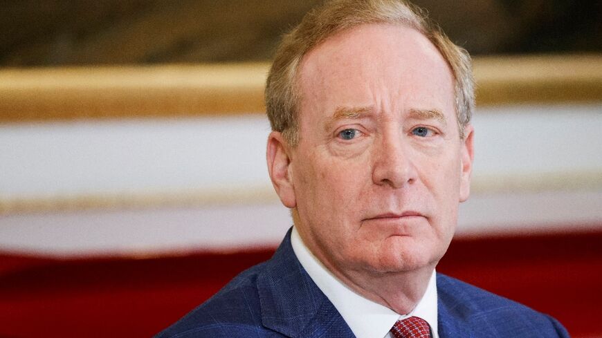 Smith said Microsoft and its rivals were fighting against disinformation 