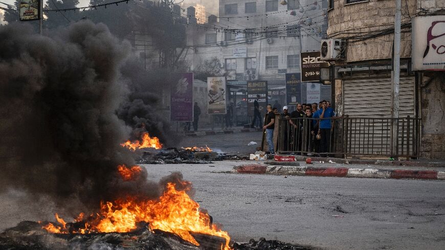 The Palestinian city of Jenin, a militant stronghold and the site of frequent army raids, was rocked by dozens of explosions