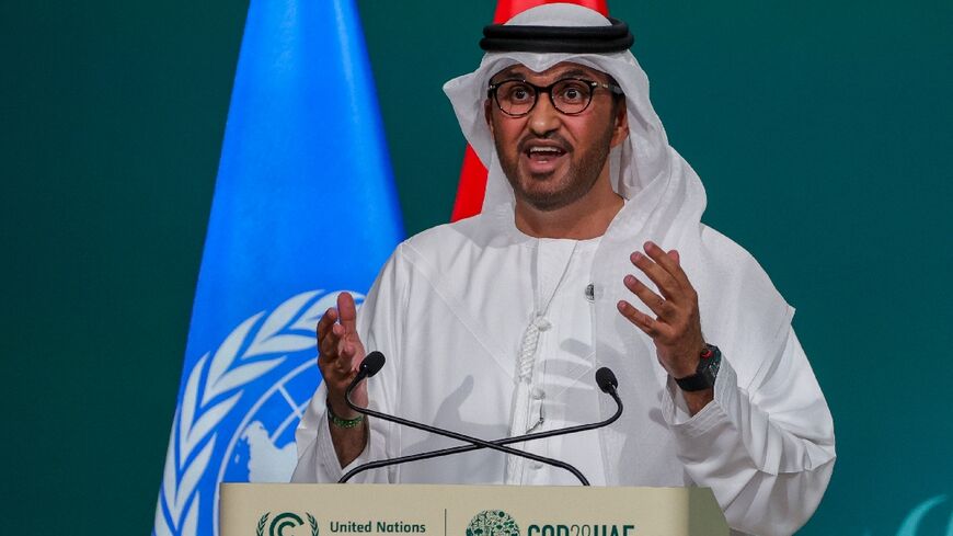 COP28 president Sultan Al Jaber said no issue should be 'off the table' at the climate talks
