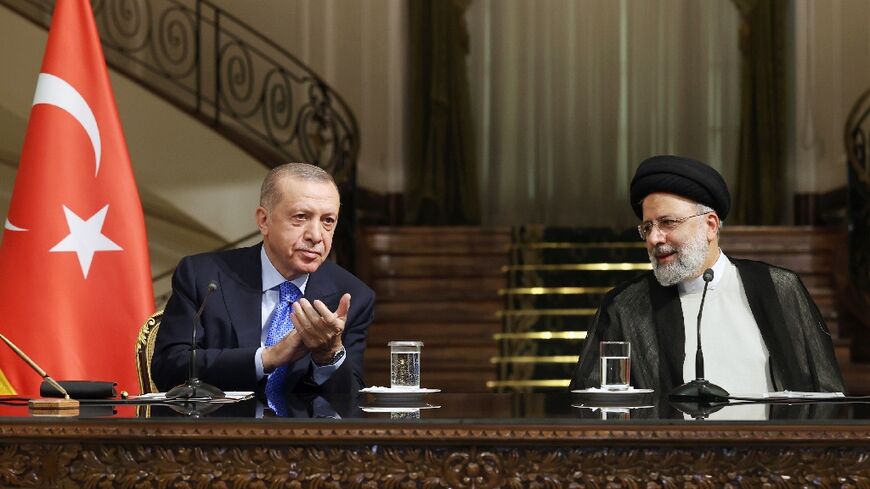 Turkish President Recep Tayyip Erdogan and Iranian counterpart Ebrahim Raisi are both close to Hamas