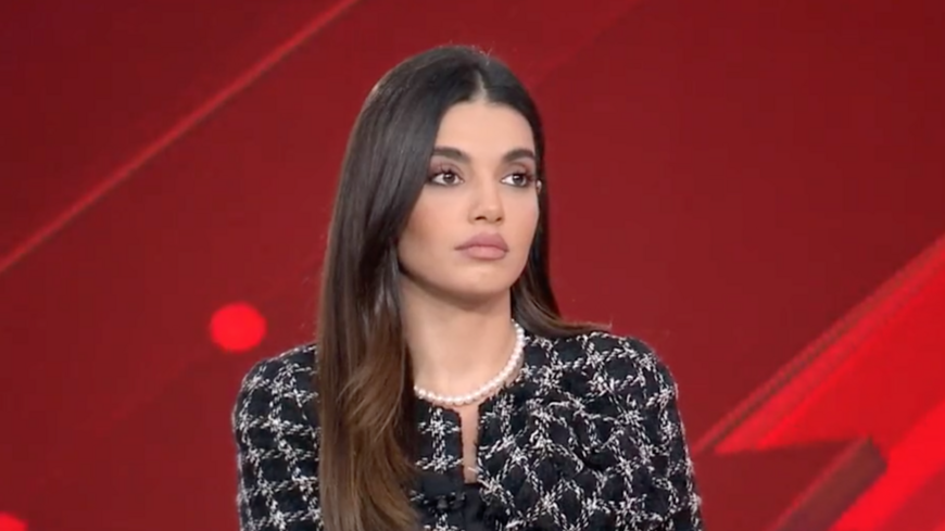 Layal al-Ekhtiar appears on Al-Arabiya, Nov. 17, 2023.