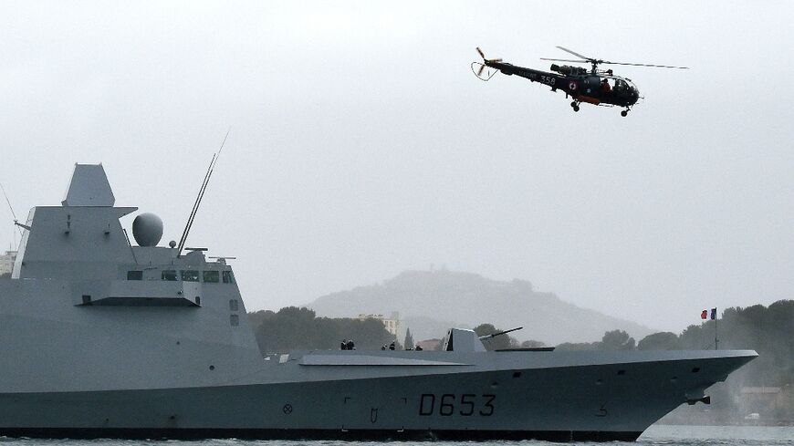 France says the frigate Languedoc fired at the drones in 'self-defence'