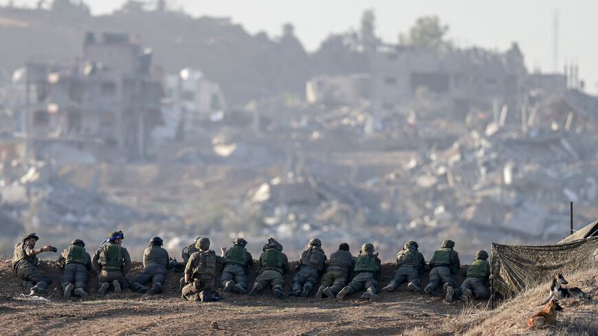 A picture taken in southern Israel near the border with the Gaza Strip on Dec. 11, 2023.