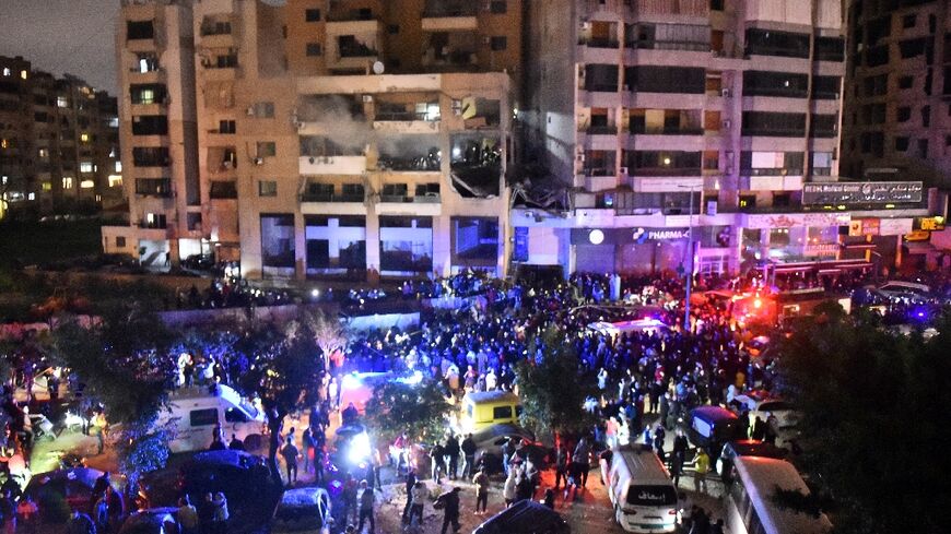The strike was the first on the Lebanese capital since the Israel-Hamas war began