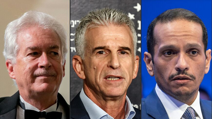 Burns, Barnea and Al Thani met Egyptian officials in Cairo on Feb. 13, 2024, "to discuss a truce in Gaza."
