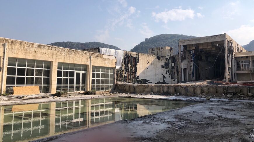 Hatay Archaeological Museum after the earthquake.