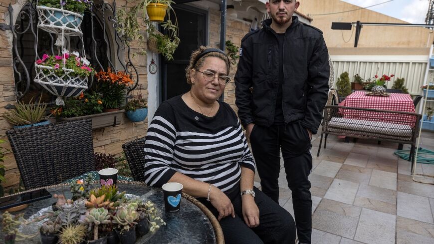 Tali Hadad with her son Itamar 