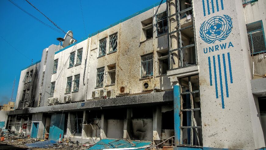 The Gaza City headquarters of the UN agency for Palestinian refugees (UNRWA) is war-damaged and empty but director Philippe Lazzarini says the agency cannot easily be replaced