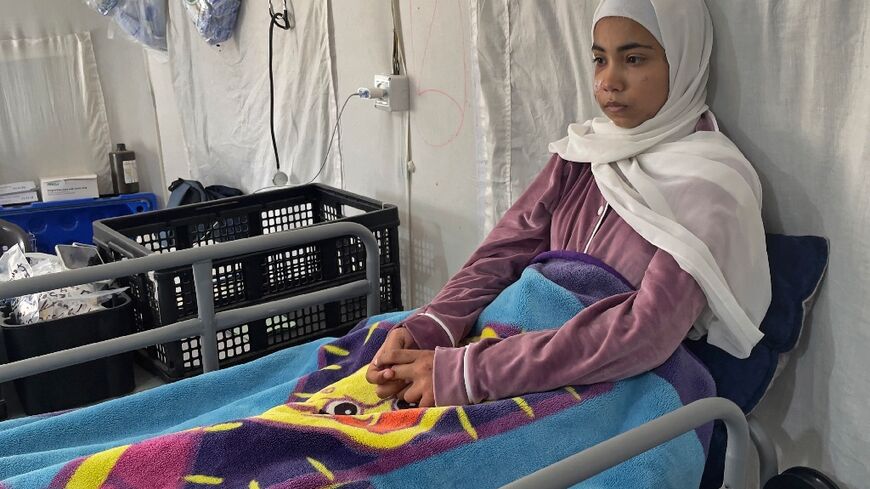 Hala Hazem Hamada, 15, endured days under the rubble in a raid that saw six relatives killed before she was rescued