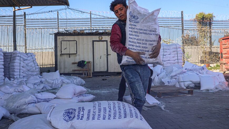 Israel inspects all aid before it can enter the Hamas-ruled Gaza Strip