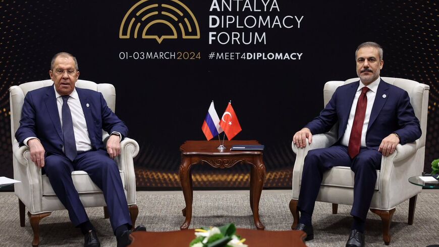 Minister of Foreign Affairs Hakan Fidan met with Sergey Lavrov, minister of foreign affairs of Russia, on the margins of Antalya Diplomacy Forum.
