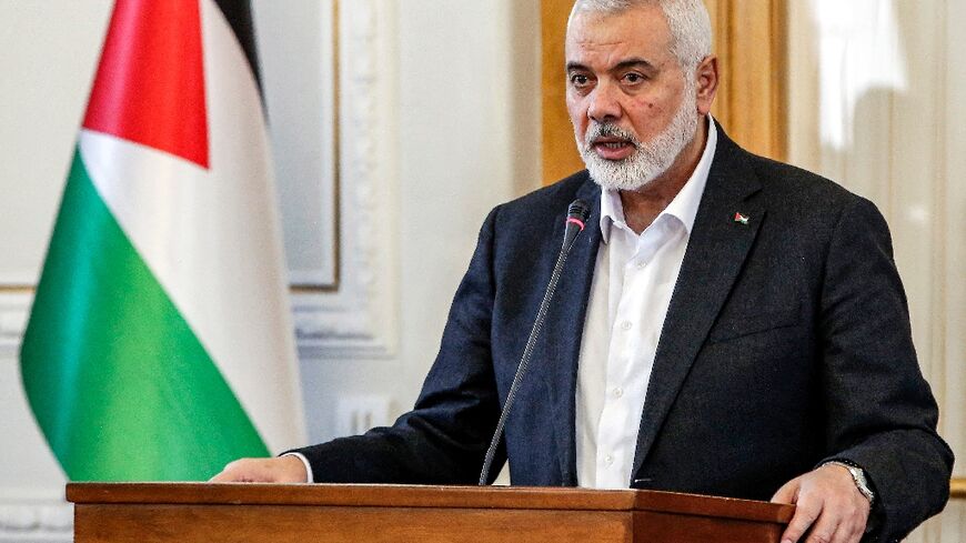 Hamas leader Ismail Haniyeh speaks of Israel's "unprecedented political isolation" during a visit to the movement's main backer Iran