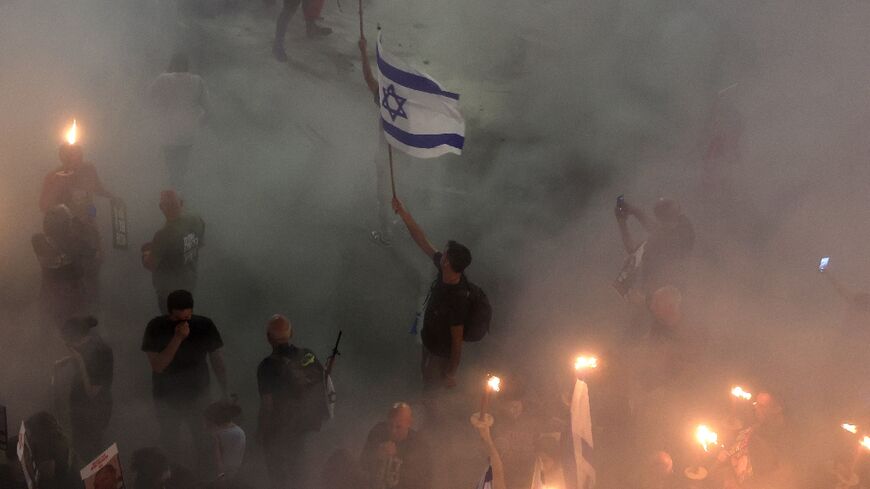 Israelis at protests in Tel Aviv call for the release of hostages held by Hamas in Gaza 