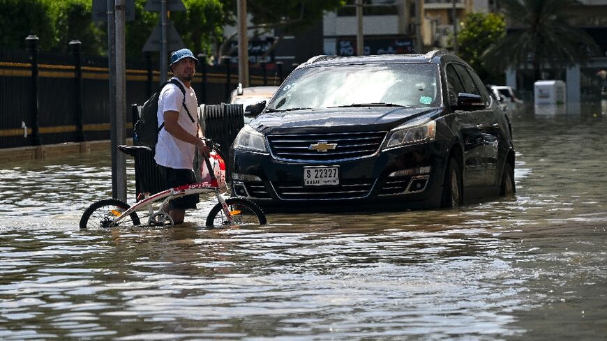 Sunny skies returned a day after torrential downpours paralysed Dubai and other parts of the United Arab Emirates