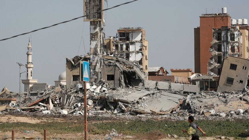 Israel's relentless bombardment of the Gaza Strip has left wide swathes of the territory in ruins