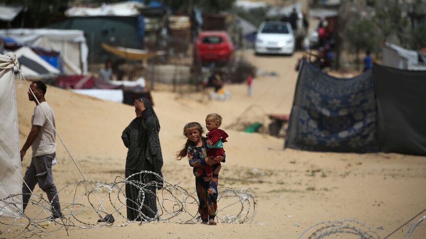 The majority of Gaza's 2.4 million people have sought refuge in Rafah near the border with Egypt