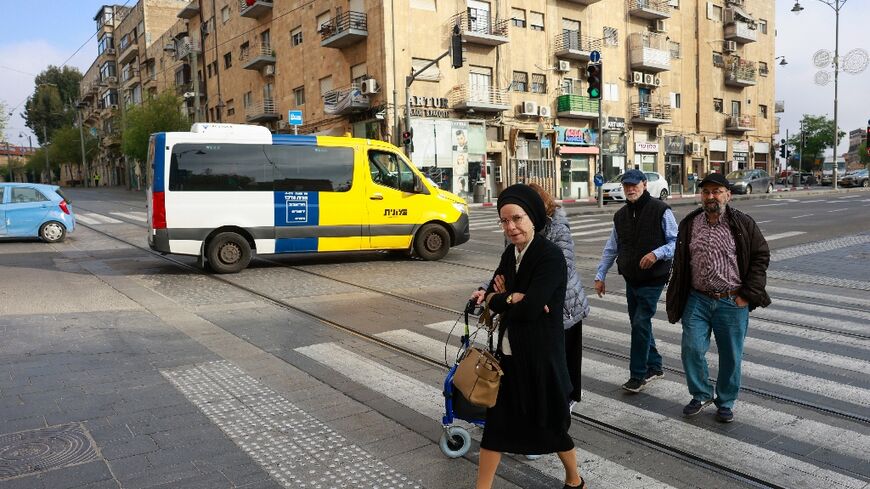 Jerusalem residents are worried, but there was no noticeable difference in the main market or at the city's train and bus stations