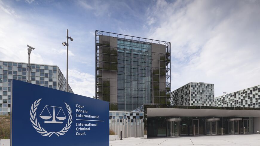 The Hague, Netherlands, June 15, 2016 — exterior of the recently opened new premises of the International Criminal Court in The Hague. 