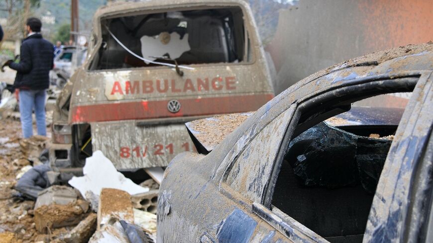 The March 27 strike levelled the emergency services centre in the Lebanese village of Habariyeh