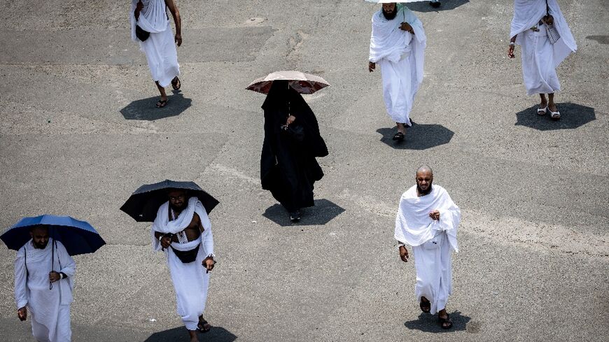 About 2,000 Palestinians are conducting the hajj at the special invitation of King Salman