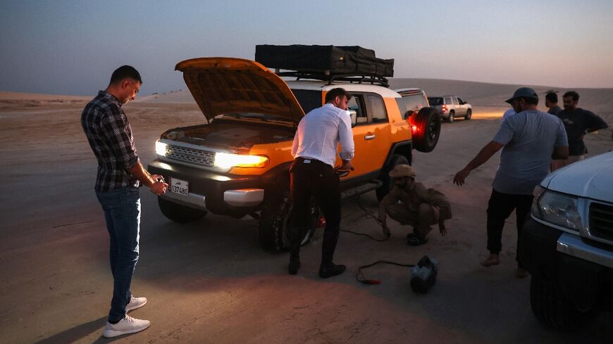 Many head into the Qatari desert in the cooler months, spilling out of the capital Doha to barrel down dunes in all-terrain vehicles
