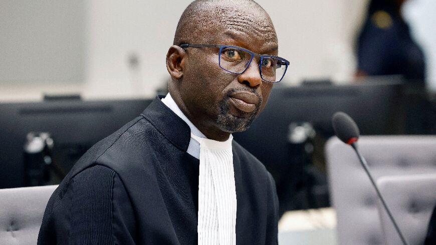 ICC Deputy Prosecutor Mame Mandiaye Niang at the Hague court on August 22, 2023
