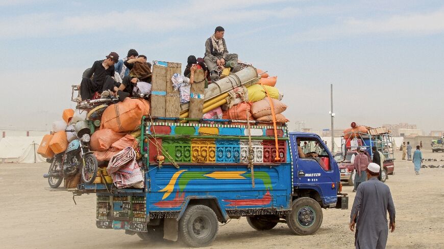 Thousands of Afghans have crossed the border from Pakistan in recent days, the United Nations and Taliban officials said, as Islamabad ramped up pressure for them to leave