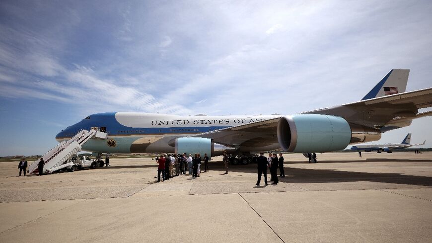 Air Force One's white and blue color scheme has become iconic