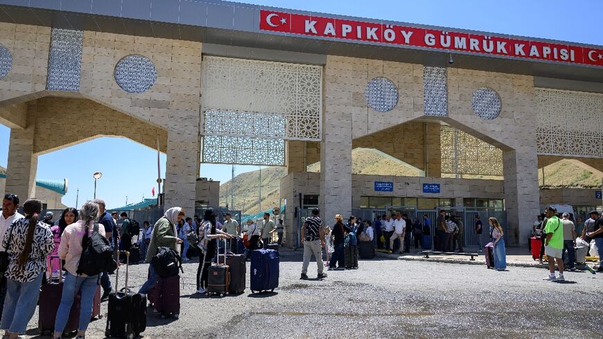 The Kapikoy crossing is the main route for civilian crossings between Iran and Turkey 