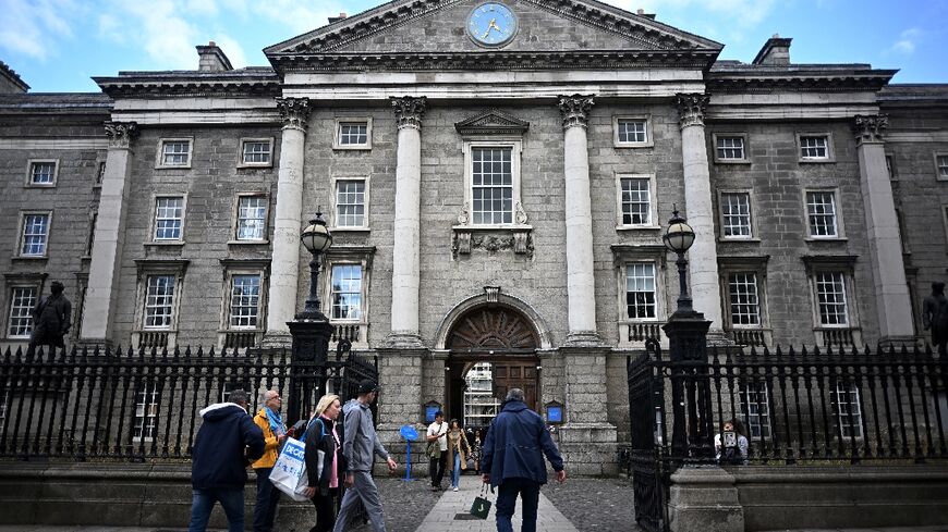 A general view of Trinity College in Dublin