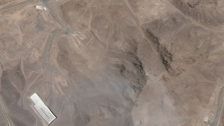 FILE PHOTO: Satellite image over Fordow, after the U.S. struck the underground nuclear facility, near Qom, Iran, June 22, 2025. 2025 Planet Labs PBC via REUTERS/File Photo