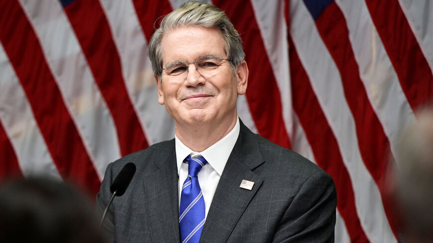 U.S. Treasury Secretary Scott Bessent attends a press conference at government quarters Rosenbad after the trade talks between the U.S. and China concluded, in Stockholm, Sweden, July 29, 2025. Magnus Lejhall/TT News Agency/via REUTERS