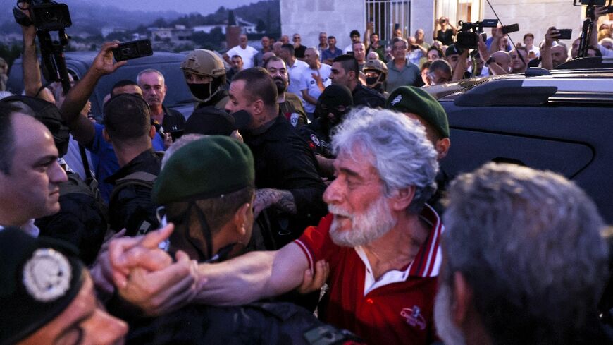 Georges Ibrahim Abdallah's family and supporters gave the 74-year-old millitant a welcome back to Beirut