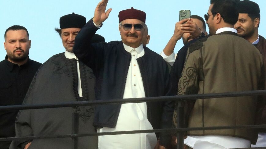 Military strongman Khalifa Haftar is looking to establish legitimacy for the eastern Libyan administration, analysts say