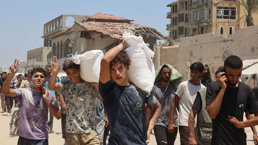 Getting aid is a daily and often deadly battle for most Palestinians in the Gaza Strip