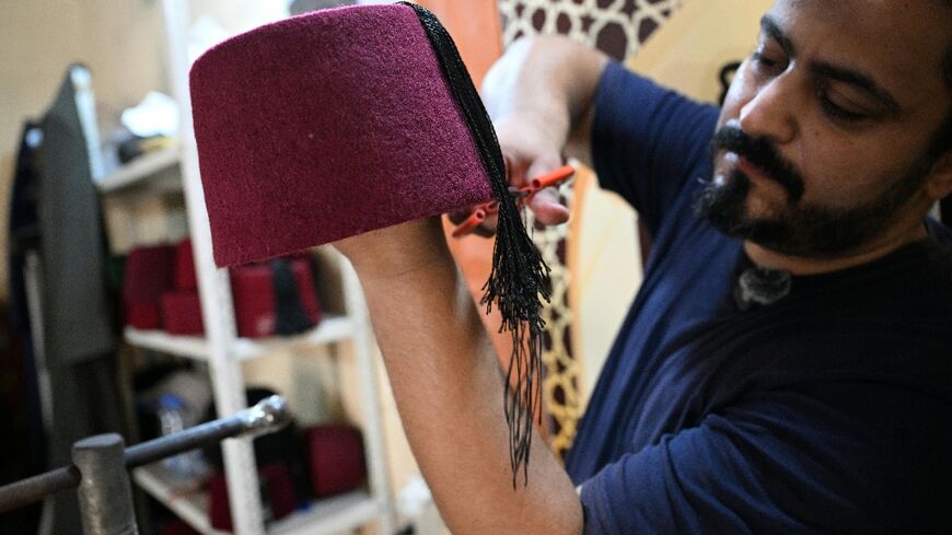 The traditional tarboosh hat has been around for centuries but demand in Lebanon has dwindled