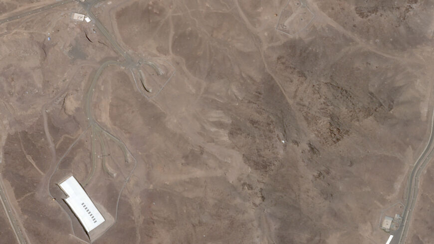 FILE PHOTO: Satellite image over Fordow, before the U.S. struck the underground nuclear facility, near Qom, Iran, June 2, 2025. 2025 Planet Labs PBC via REUTERS/ File Photo
