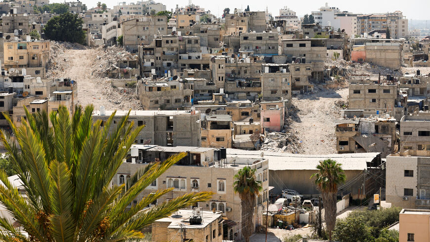 A general view of Tulkarm camp, showing new streets created by Israeli bulldozers after the demolition of Palestinian homes, in the Israeli-occupied West Bank, July 7, 2025. REUTERS/Raneen Sawafta/File Photo
