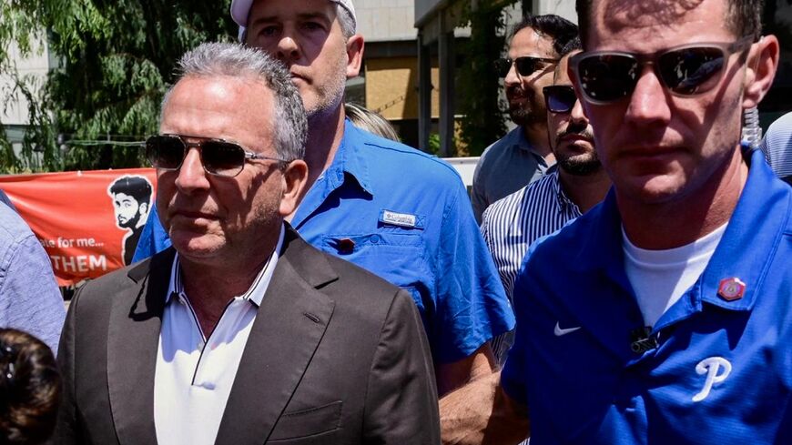 US envoy Steve Witkoff arrives to meet families of Israelis held hostage by Palestinian militants in the Gaza Strip