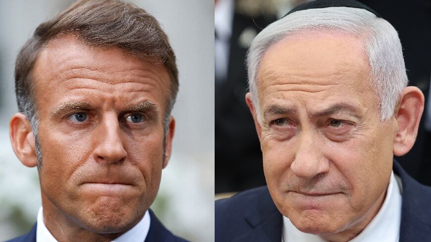 Macron and Netanyahu have clashed more than once over his intention to recognise Palestininian statehood