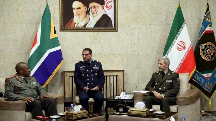 South Africa and Iranian military officials. 